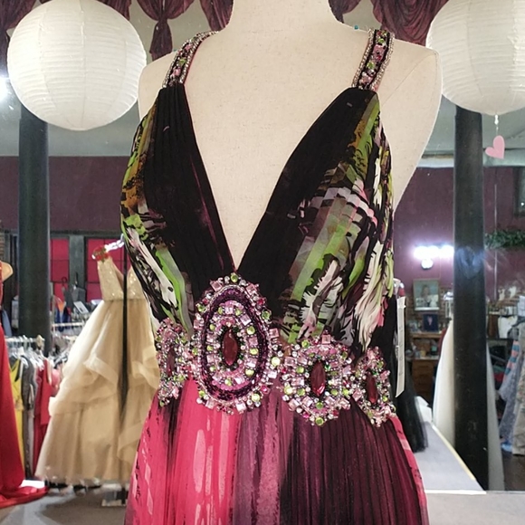 Argoli evening gown multi color - Picture 8 of 9